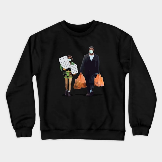 CoronaLeon Crewneck Sweatshirt by ShadyEldarwen